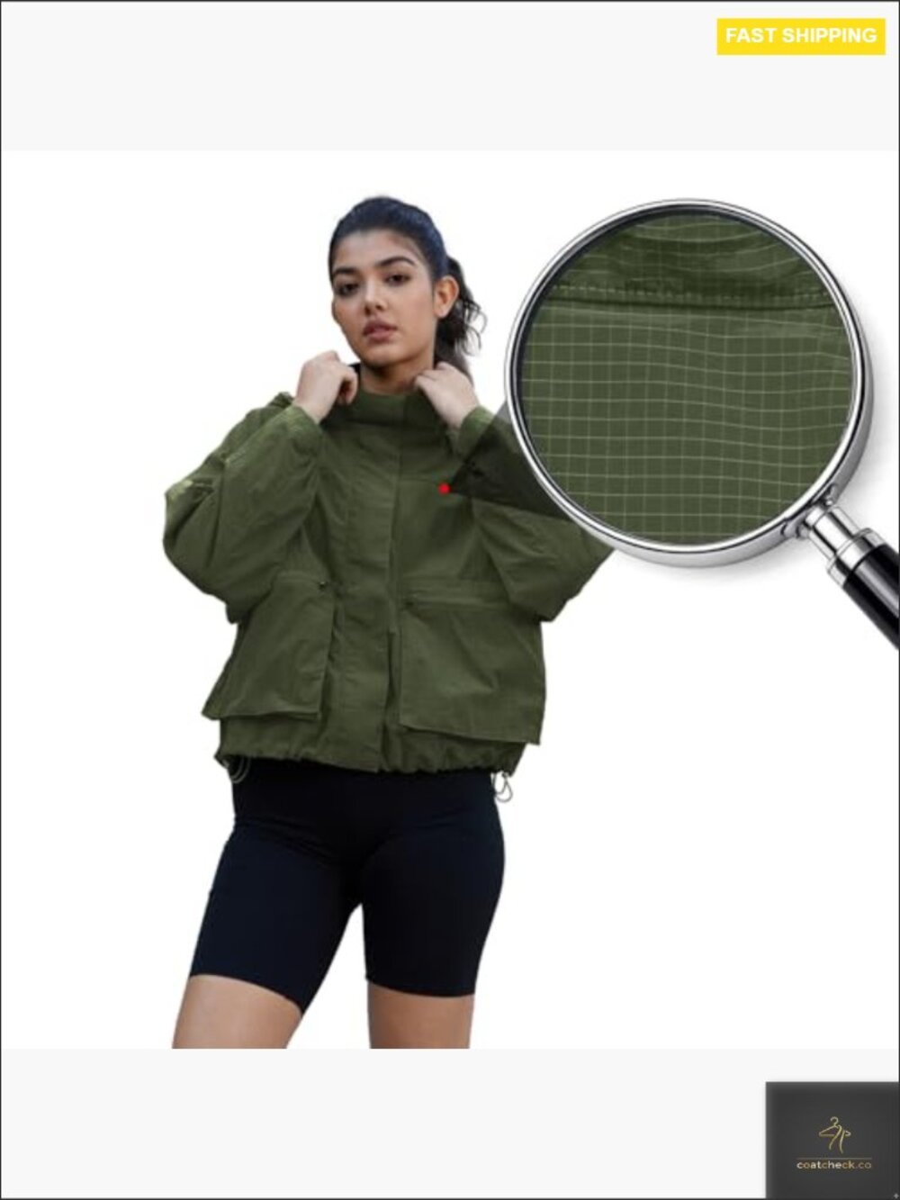 Lightweight Waterproof Rain Jacket Windproof Hooded Trench Coat Outdoor - Picture 2 of 7